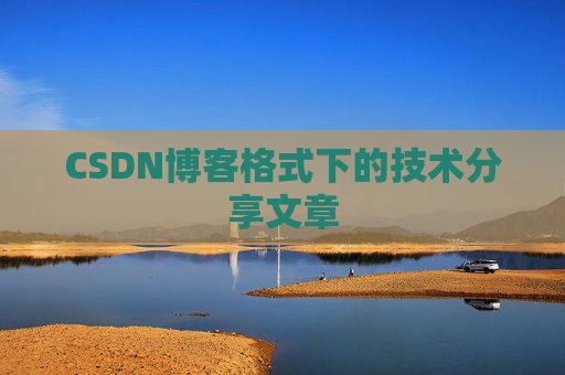 CSDN博客格式下的技术分享文章
